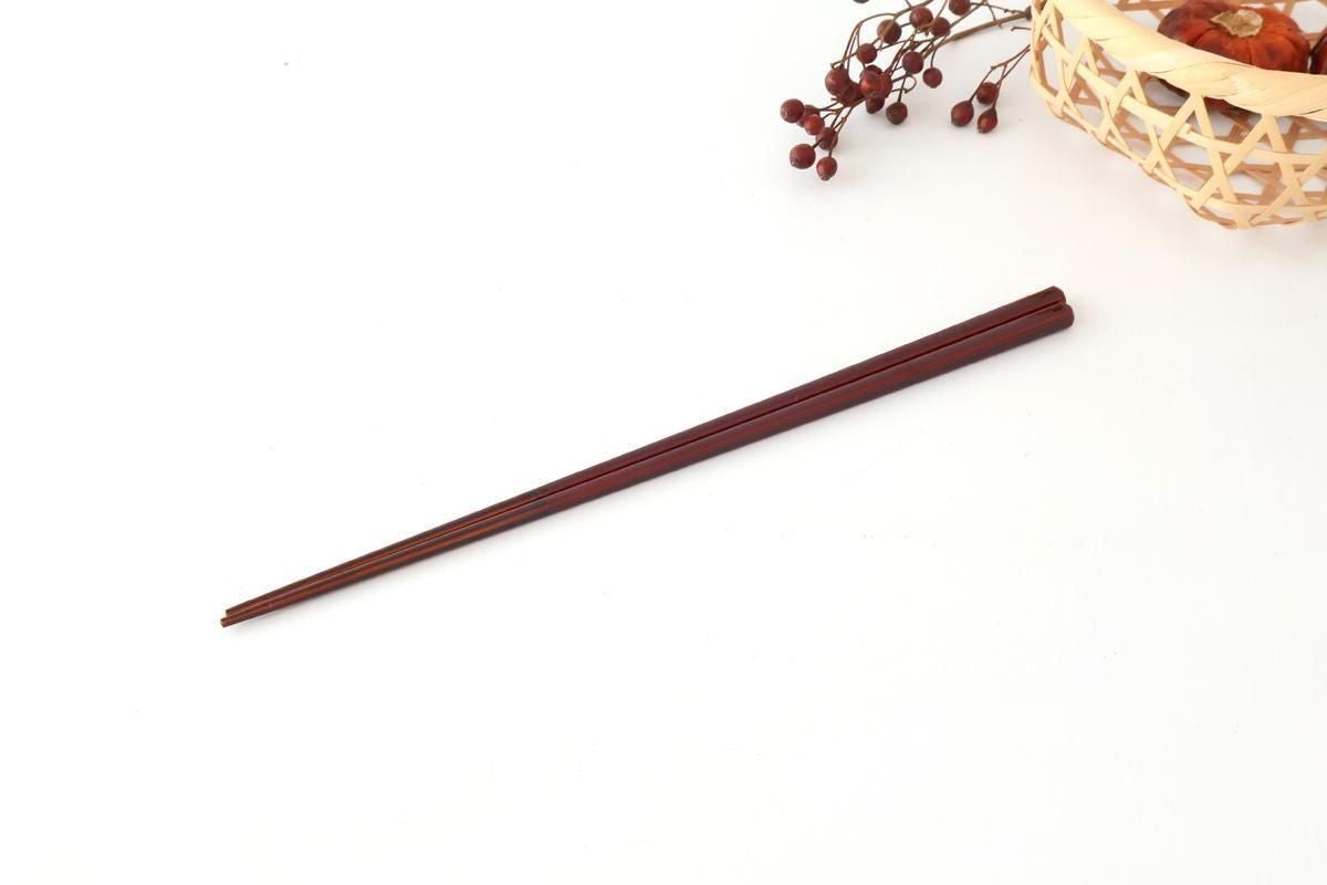Bamboo Chopsticks Deep Red 23.0cm /9.05in