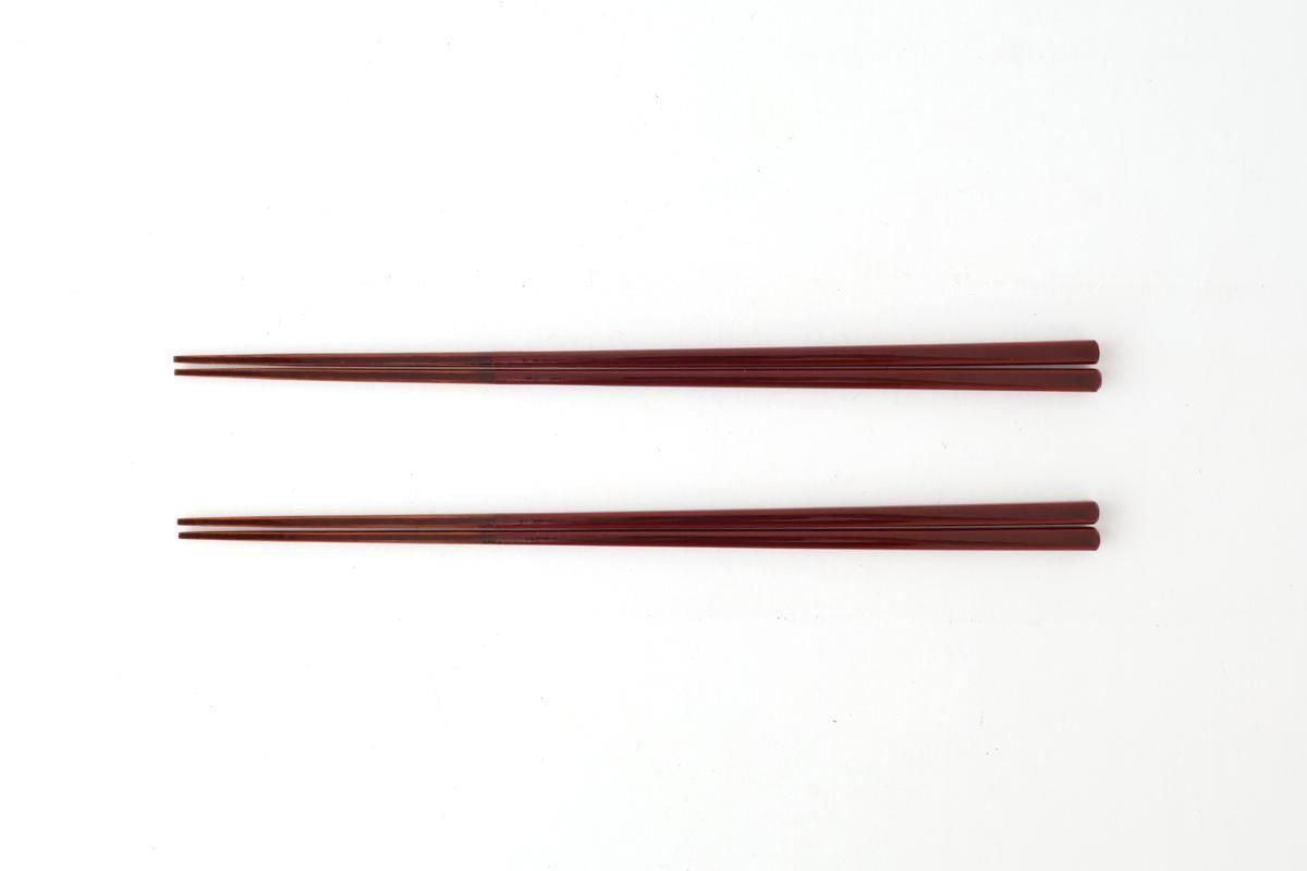 Bamboo Chopsticks Deep Red 23.0cm /9.05in