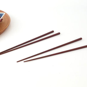 Bamboo Chopsticks Deep Red 23.0cm /9.05in