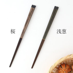 Bamboo Chopsticks Gray Sakura 23.0cm /9.05in
