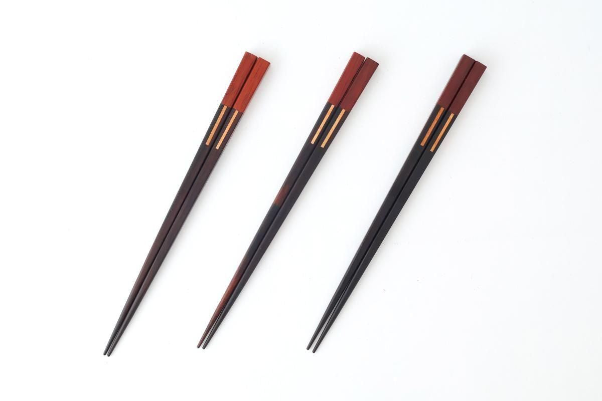 KUMIKI Chopsticks Ebony×Padauk 23.0cm /9.05in