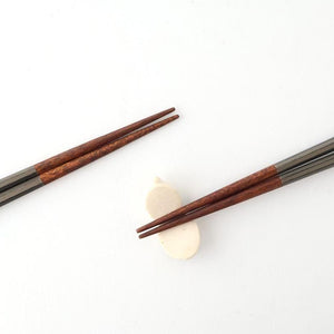 KORINDO Octagonal Chopsticks Silver/Black 23.5cm /9.25in