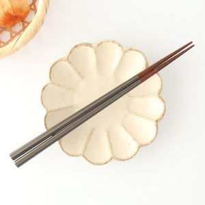 KORINDO Octagonal Chopsticks Silver/Black 23.5cm /9.25in