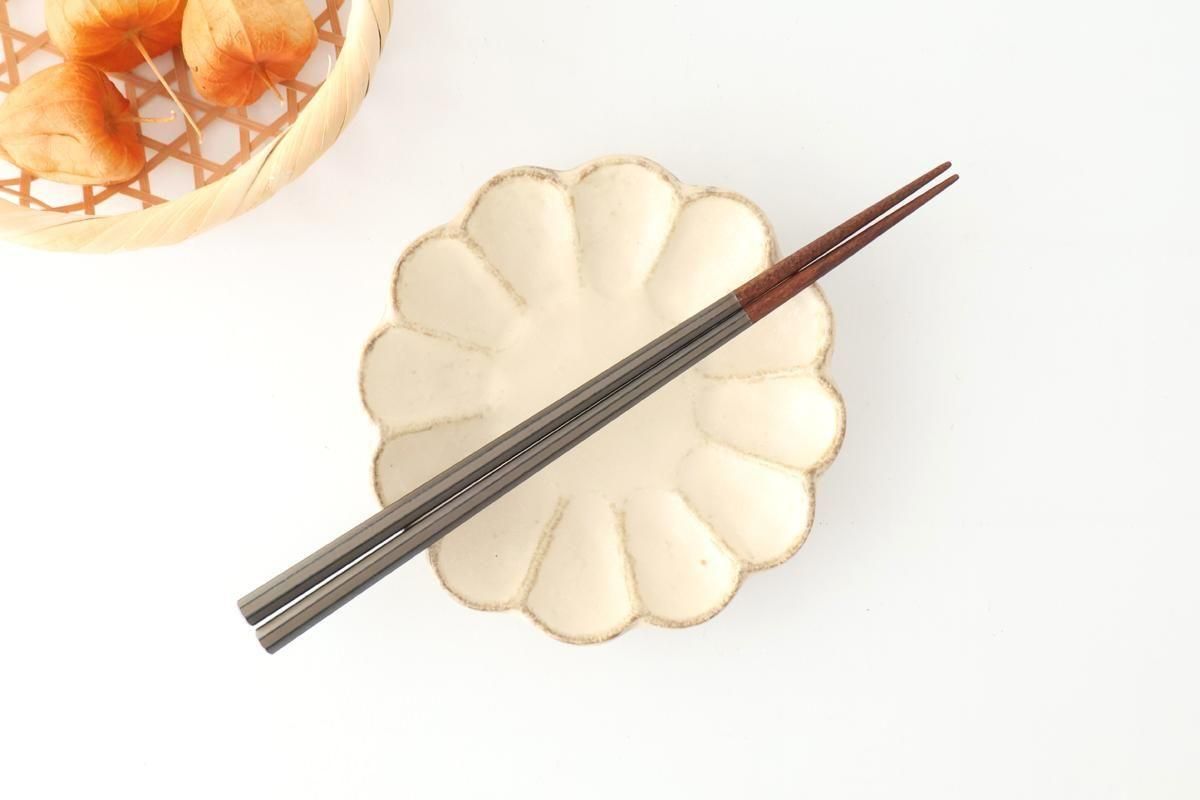 KORINDO Octagonal Chopsticks Silver/Black 23.5cm /9.25in