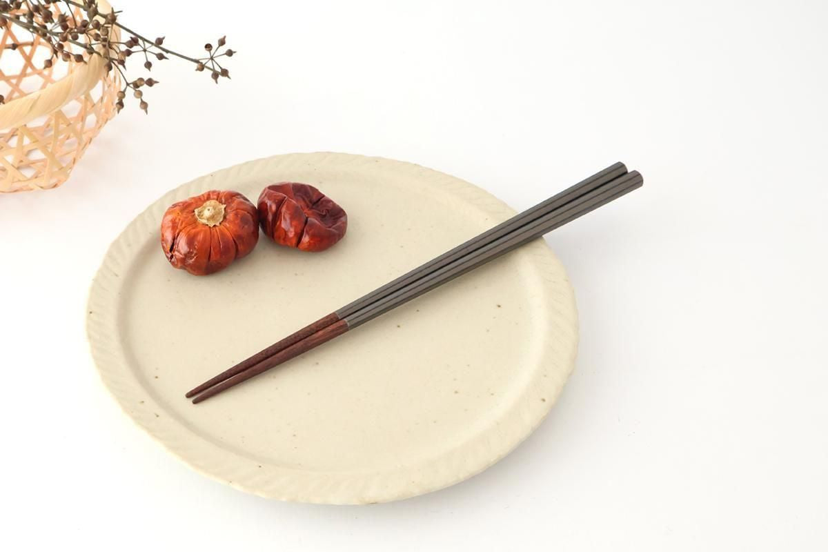 KORINDO Octagonal Chopsticks Silver/Black 23.5cm /9.25in