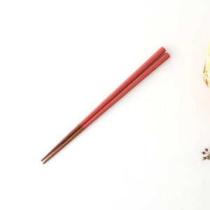 KORINDO Octagonal Chopsticks Peach/White 22cm /8.7in