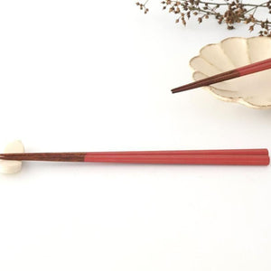 KORINDO Octagonal Chopsticks Peach/White 22cm /8.7in