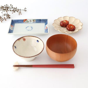 KORINDO Octagonal Chopsticks Peach/White 22cm /8.7in