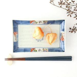 KORINDO Octagonal Chopsticks Navy/White 23.5cm /9.25in