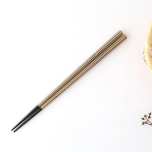 KORINDO Octagonal Chopsticks White/Black 23.5cm /9.25in