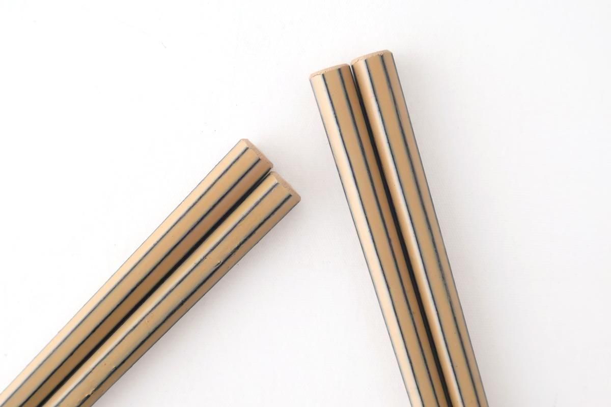 KORINDO Octagonal Chopsticks White/Black 23.5cm /9.25in