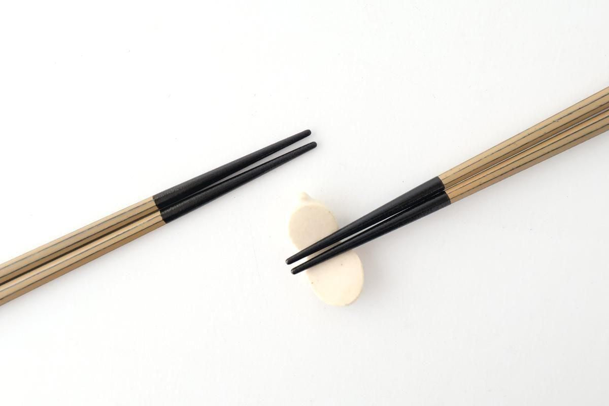 KORINDO Octagonal Chopsticks White/Black 23.5cm /9.25in