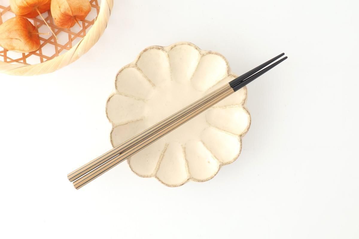 KORINDO Octagonal Chopsticks White/Black 23.5cm /9.25in