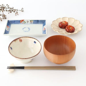 KORINDO Octagonal Chopsticks White/Black 23.5cm /9.25in