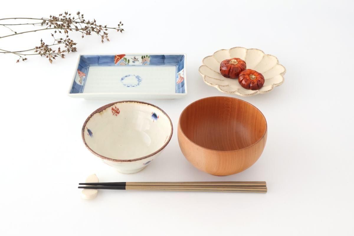 KORINDO Octagonal Chopsticks White/Black 23.5cm /9.25in