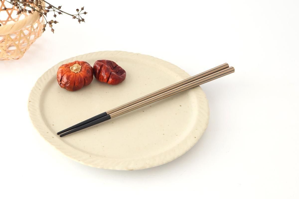 KORINDO Octagonal Chopsticks White/Black 23.5cm /9.25in