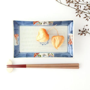 KORINDO Octagonal Chopsticks White/Vermilion 22cm /8.7in