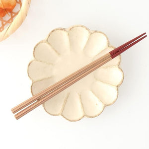 KORINDO Octagonal Chopsticks White/Vermilion 22cm /8.7in