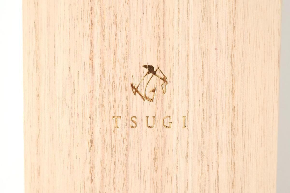 [Pair Set] TSUGI Chopsticks Navy/Pink 23.0cm /9.05 in Paulownia Wood Box