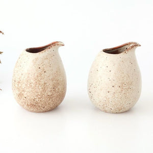 Sake Carafe Katakuchi Beige | Mino Ware