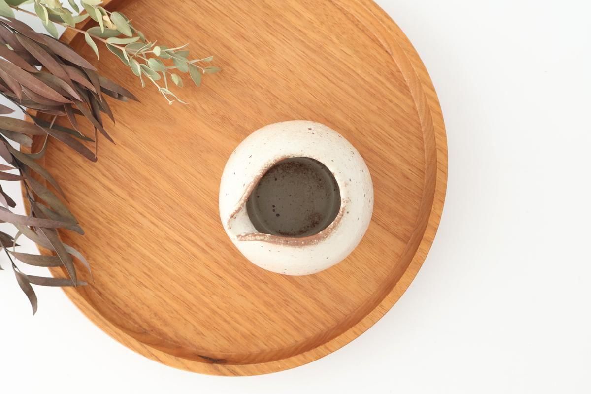 Sake Carafe Katakuchi Beige | Mino Ware