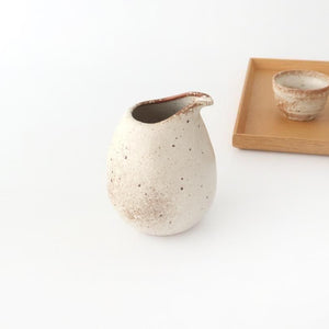 Sake Carafe Katakuchi Beige | Mino Ware