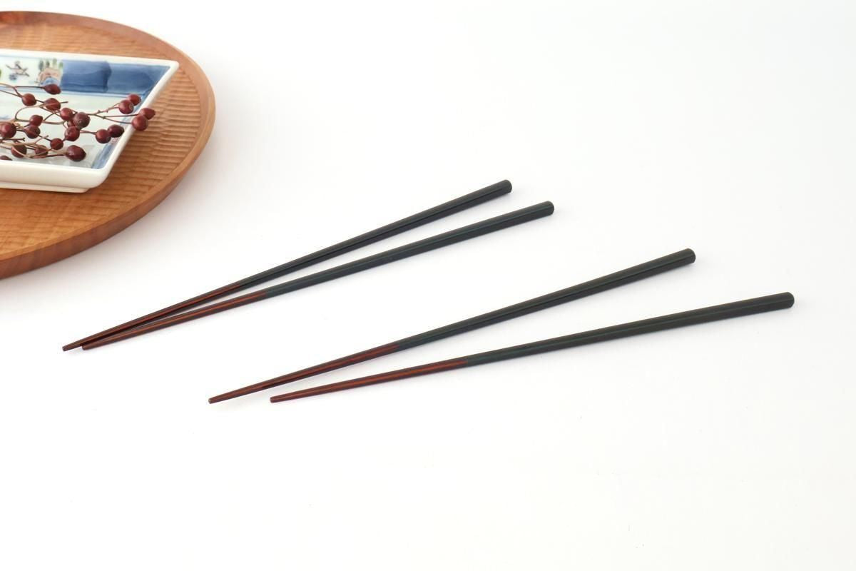 Bamboo Chopsticks Dark Blue 23.0cm /9.05in