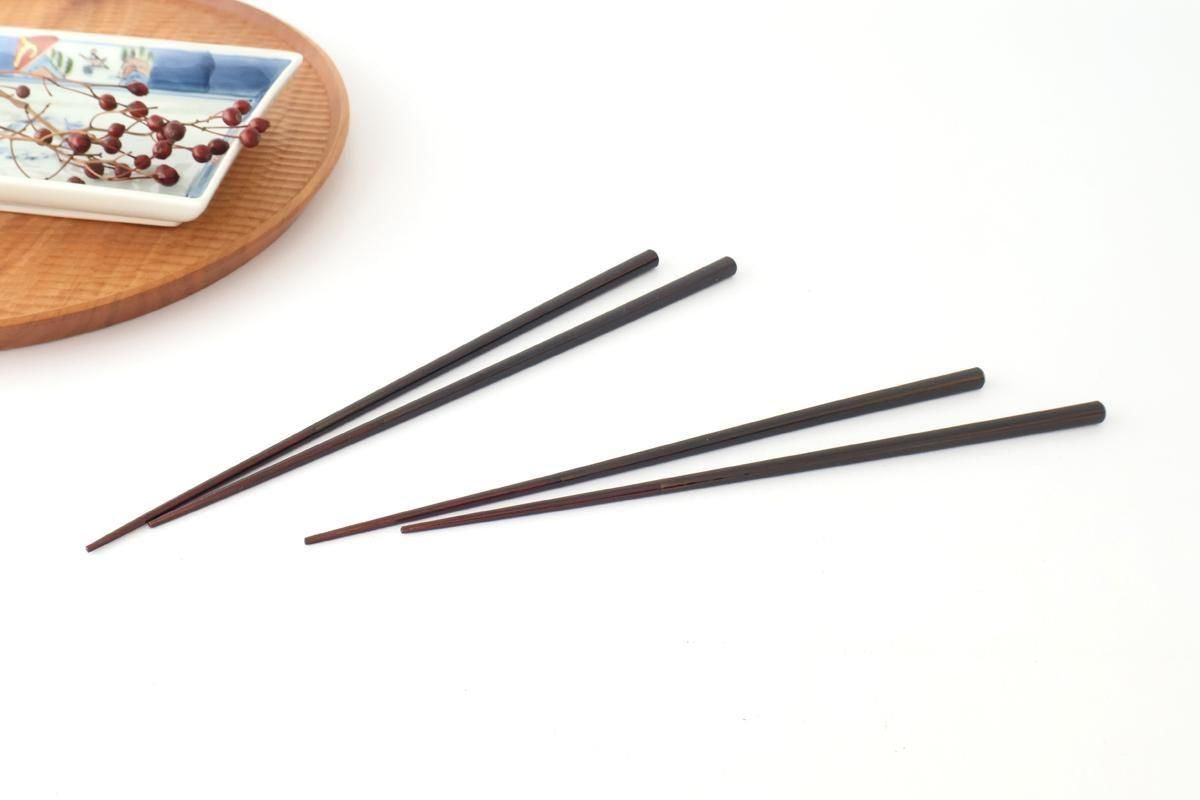 Bamboo Chopsticks Black 23.0cm /9.05in