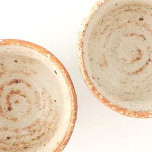 Sake Cup Guinomi Beige | Mino Ware