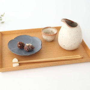 Sake Cup Guinomi Beige | Mino Ware