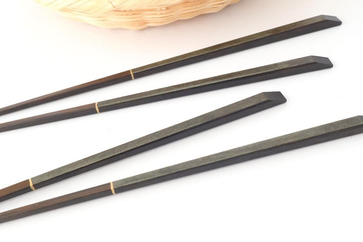 Bamboo Chopsticks Dark Gray 23.0cm /9.05in