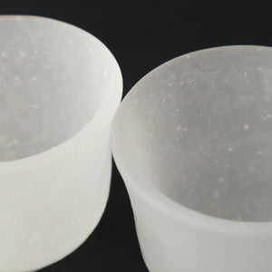 Hirota Glass Sake Cup Guinomi White