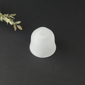 Hirota Glass Sake Cup Guinomi White