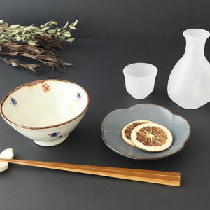 Hirota Glass Sake Cup Guinomi White