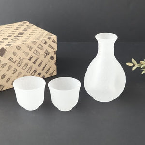 Hirota Glass 3-piece Sake Set