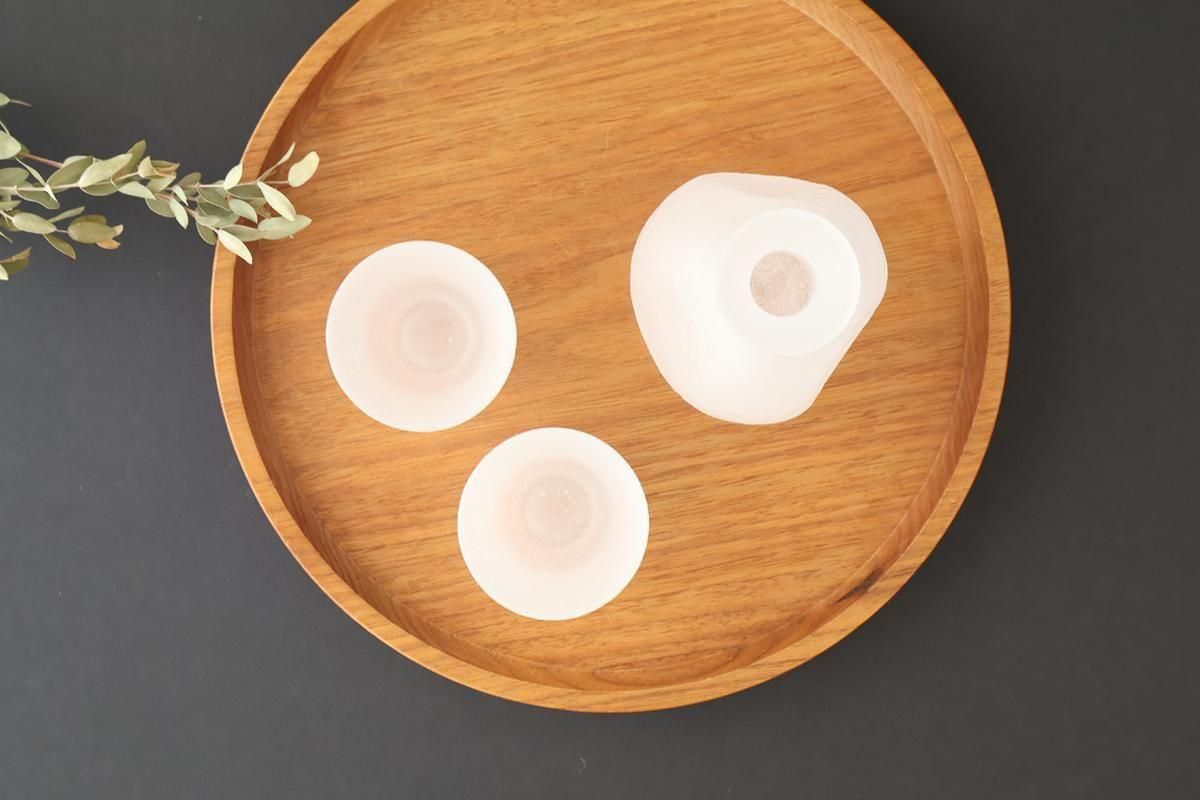 Hirota Glass 3-piece Sake Set