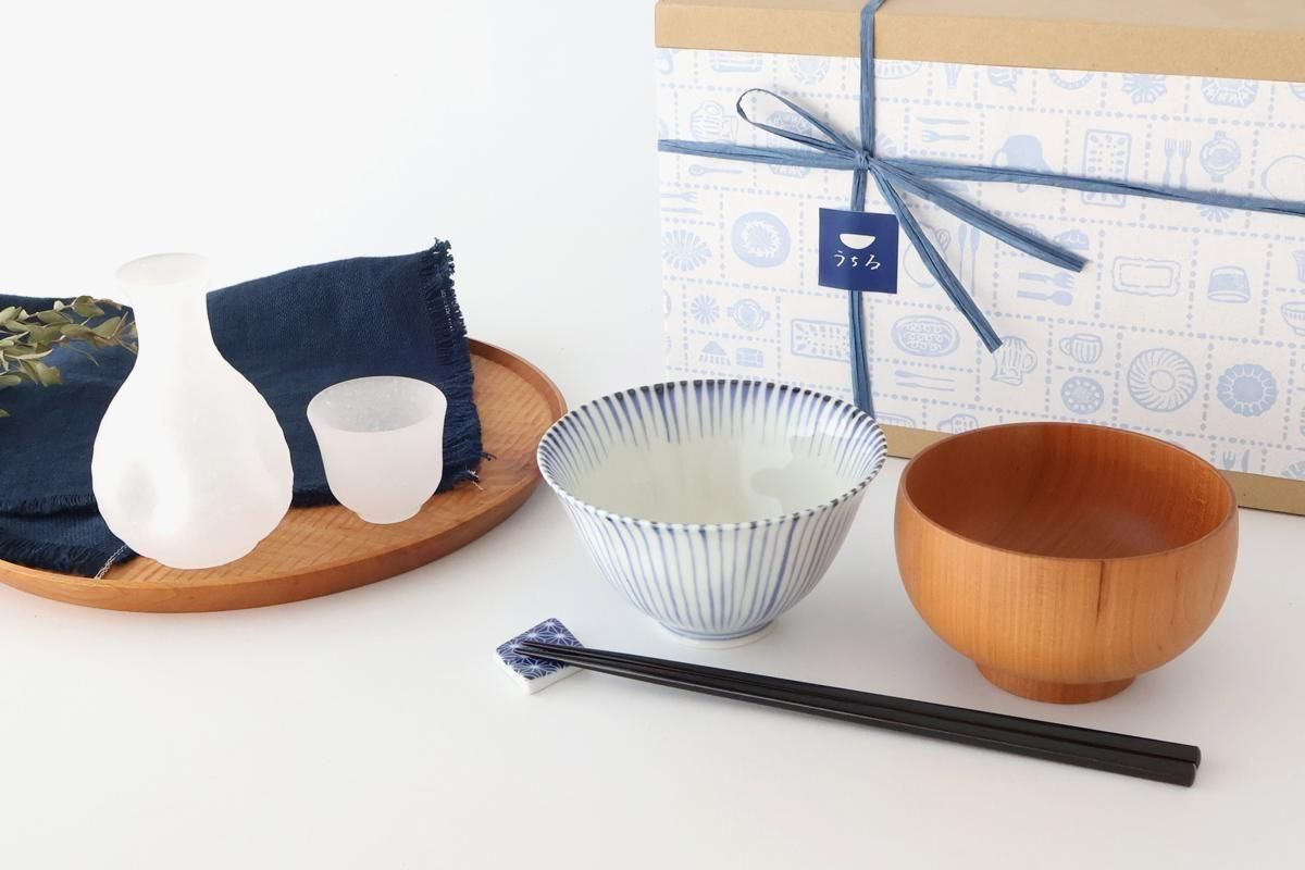 Hirota Glass 3-piece Sake Set