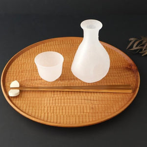 Hirota Glass 3-piece Sake Set
