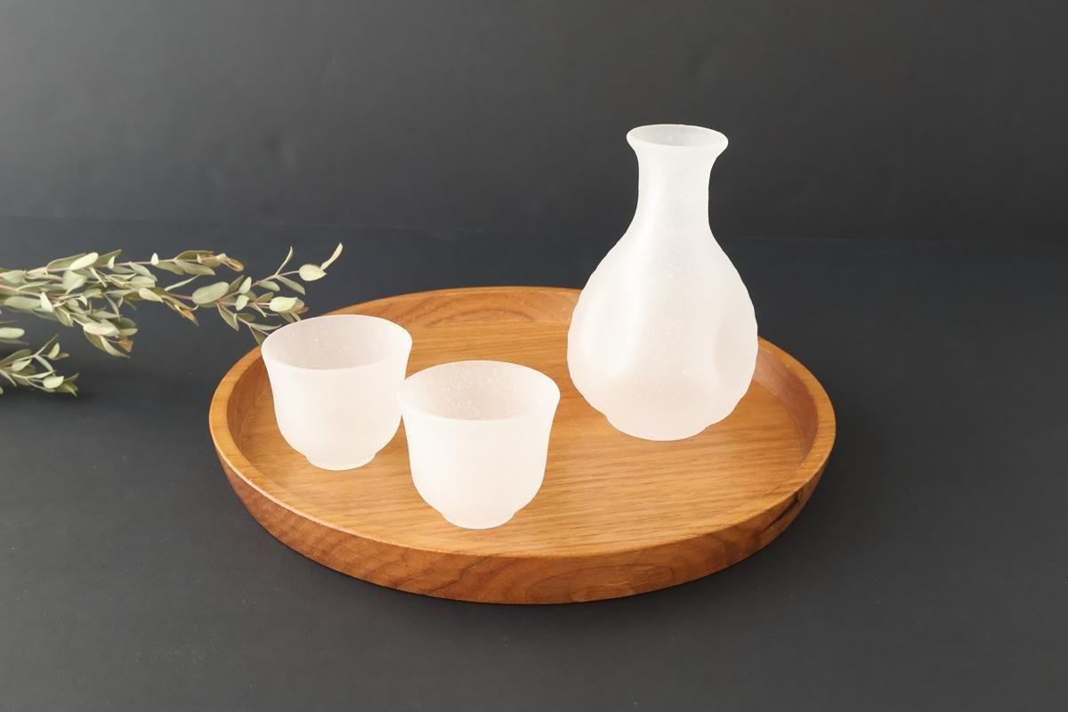 Hirota Glass 3-piece Sake Set