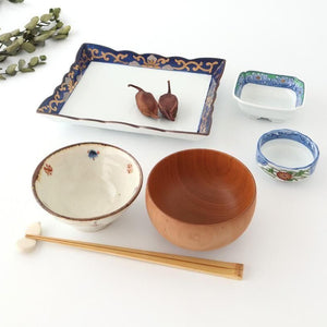 Square Plate Chrysanthemum Arabesque Design | Arita Ware