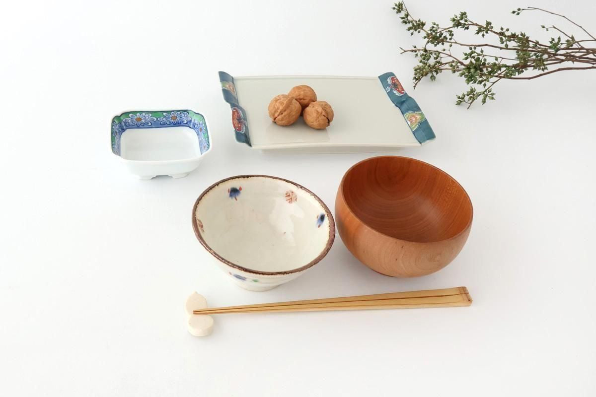 Square Plate Blue Rim  | Sushi Plate Arita Ware