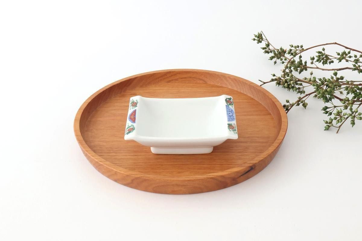 Small Square Plate Old-Imari Pattern  | Sauce Plate Arita Ware
