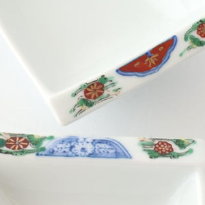 Small Square Plate Old-Imari Pattern  | Sauce Plate Arita Ware