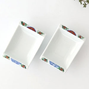 Small Square Plate Old-Imari Pattern  | Sauce Plate Arita Ware