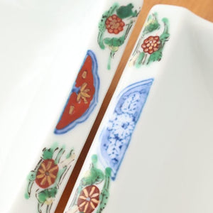 Small Square Plate Old-Imari Pattern  | Sauce Plate Arita Ware