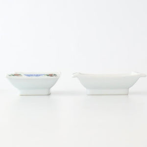 Small Square Plate Old-Imari Pattern  | Sauce Plate Arita Ware