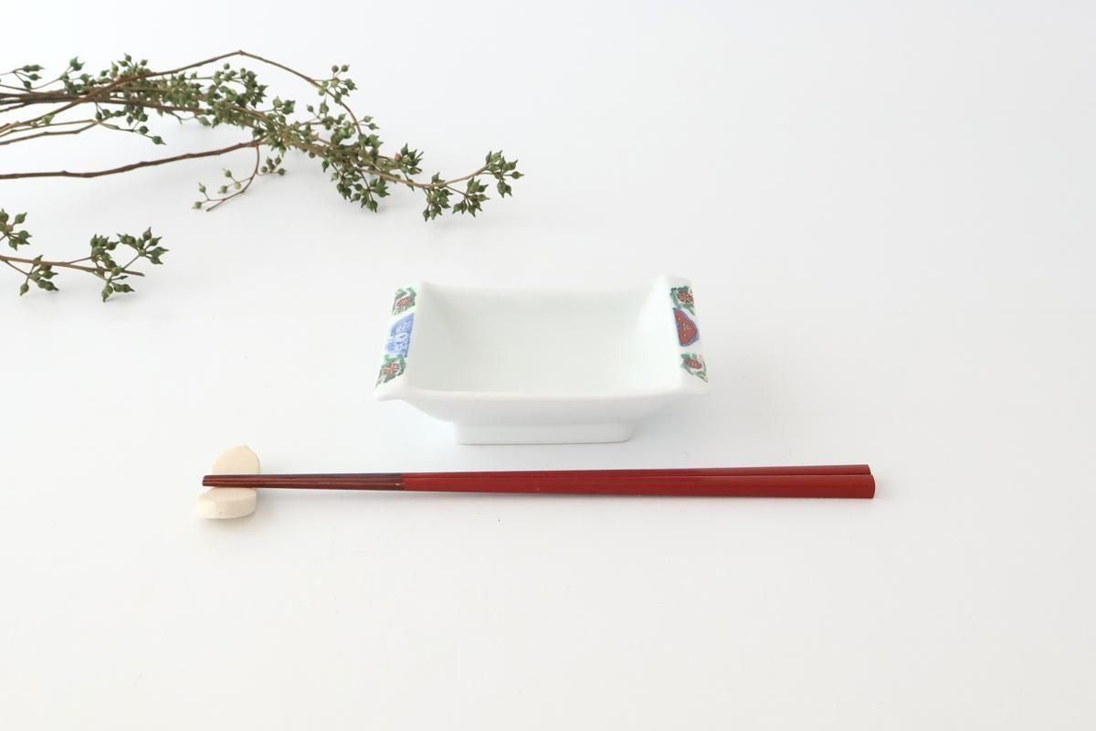 Small Square Plate Old-Imari Pattern  | Sauce Plate Arita Ware