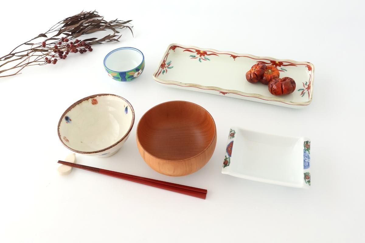 Small Square Plate Old-Imari Pattern  | Sauce Plate Arita Ware