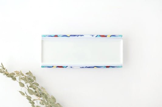 Rectangular Plate Landscape Design | Sushi Plate Arita Ware