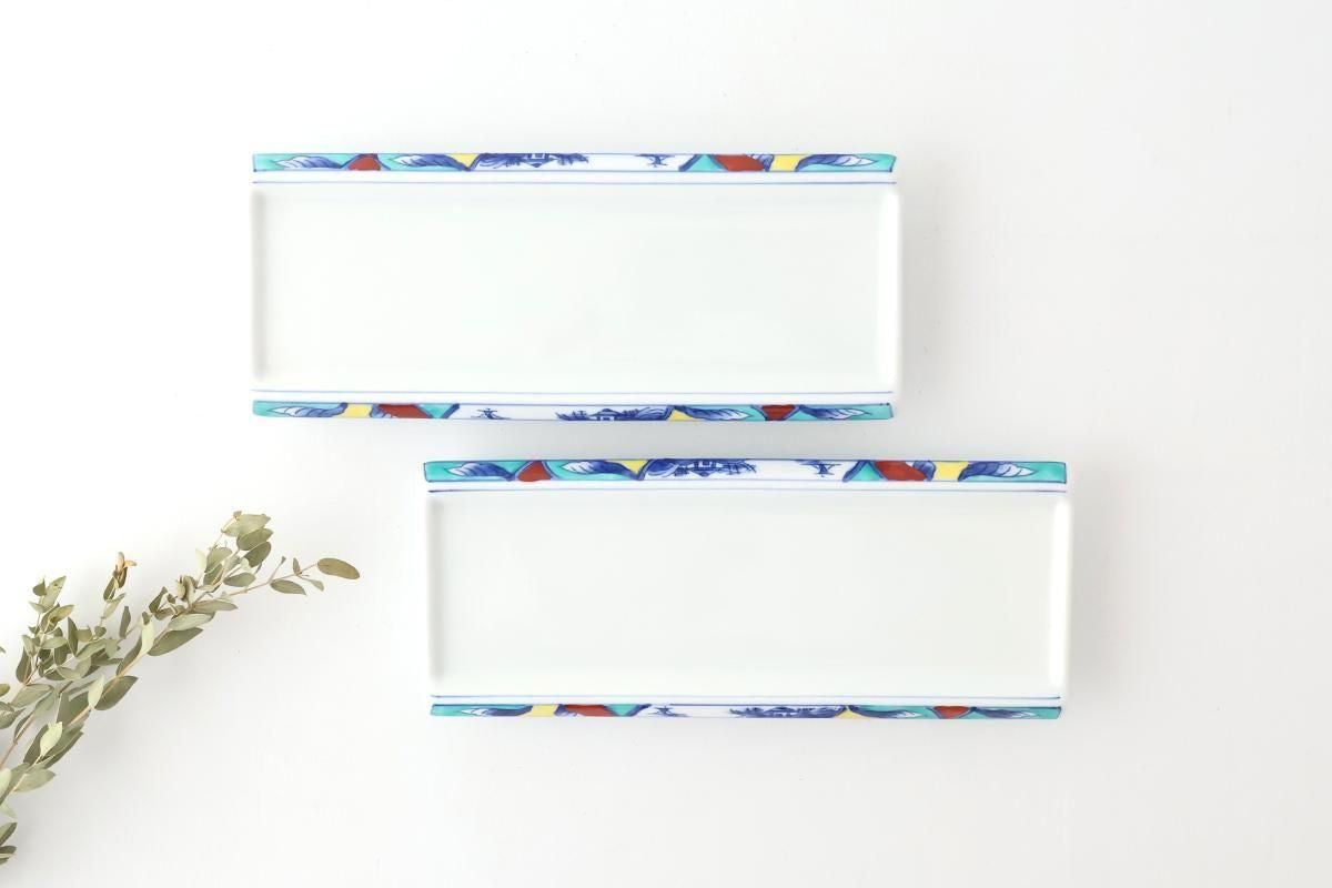 Rectangular Plate Landscape Design | Sushi Plate Arita Ware